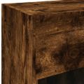 vidaXL TV nástenná skrinka s LED svetlami dub sonoma 40x30x60,5 cm