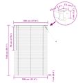 vidaXL Žalúzia Svetlohnedá s Vzorom 150 x 100 cm 25 mm PVC