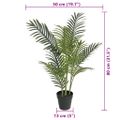 vidaXL Umelá palma zelená 80 cm PP