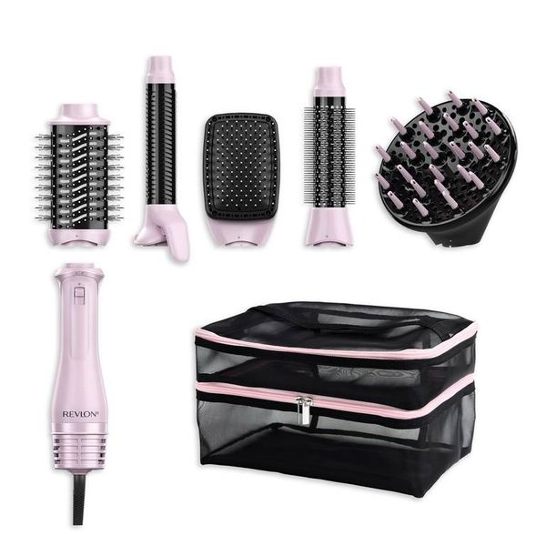 Revlon One-Step Pink Titanium Multi Air Styler 5v1 RVDR5376E