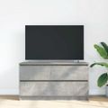 TV skrinka vidaXL Betónová sivá 100x35x54 cm Konštrukcia dreva