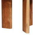 vidaXL Skladacie kávové stoly 2 ks Hnedá Ø 50 x 40 cm