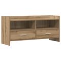 vidaXL TV skrinka 100 x 33 x 47 cm Dub artisan Kompozitné drevo
