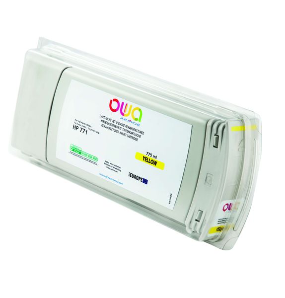 OWA Armor ink-jet kompatibilný HP DJ Z 6200 žltá, 775ml, komp.s B6Y10A
