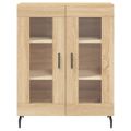 vidaXL Vysoká skrinka dub sonoma 69,5x34x180 cm spracované drevo