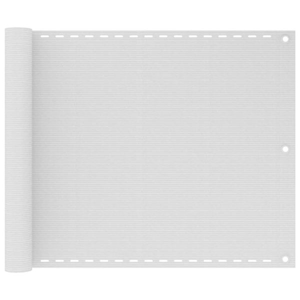 vidaXL Balkónová markíza biela 75x300 cm HDPE