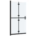 vidaXL Skladacia sprchová zástena nepriehľadné ESG sklo 70x190 cm