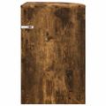 vidaXL Koncový stôl Dymová dub 39,7 x 39,7 x 60 cm Kompozitné drevo