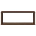 vidaXL Kockové police 4 ks hnedý dub 60x15x23 cm spracované drevo