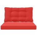 vidaXL Vankúš na vonkajšiu pohovku Polyester Červená 80 x 68,5 cm