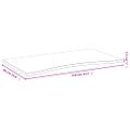 vidaXL Doska stola 110x60x2,5 cm bambus