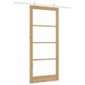 vidaXL Posuvné dvere ORKDAL 93 x 211 cm Prírodná