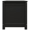 vidaXL Úložný box čierny 80x40x45,5 cm masívna borovica