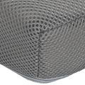 vidaXL Podložka na sedadlo Sivá 39 x 38 x 8,5 cm PU pena