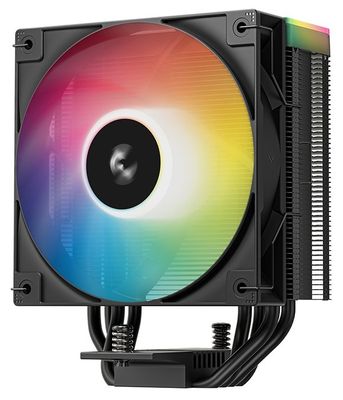 DEEPCOOL chladič AG400 ARGB V2 / 120mm fan ARGB / 4x heatpipes / PWM / pre Intel i AMD / čierny