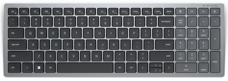 Dell KB740/Bezdrôtová Bluetooth/ CZ layout/Sivá