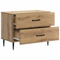 vidaXL Nočný stolík Dub artisan 62 x 34,5 x 47,5 cm Kompozitné drevo