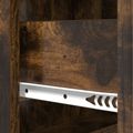 vidaXL Zásuvkový kabinet 66 x 34,5 x 92 cm Kompozitné drevo Dymový dub