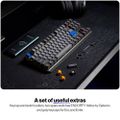 Endorfy mechanická klávesnice Thock V2 TKL / bezdrátová / ARGB /  yellow sw. / USB / CZ/SK layout Klávesnice, herní, bezdrátová, mechanická, Endorfy Yellow, CZ/SK layout, TKL, ARGB, hliníková konstrukce, Bluetooth, 2,4GHz, USB,