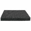 vidaXL Pad z gumových granúl na dvor Čierny 9 x 9 x 1 cm Guma
