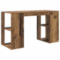 vidaXL Stôl Staré drevo Kompozitné drevo 130 x 50.5 x 75 cm
