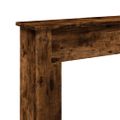 vidaXL Obloženie krbu dymový dub 75x20x87,5 cm kompozitné drevo