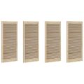 vidaXL Skříňové dvere s dverami 4 ks Prírodná 49,5 x 2,1 x 110 cm