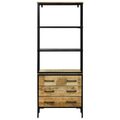 vidaXL Highboard Hnedá 70 x 35 x 180 cm Masívne mango drevo