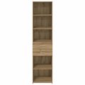 vidaXL Highboard Remeselný dub 45 x 42,5 x 185 cm Kompozitné drevo