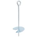 vidaXL Zemný kotviaci predmet 2 ks Ø10 x 30 cm Galvanizovaný kov