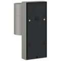 vidaXL Exteriérové nástenné svietidlo Strieborná 6,5 x 10,5 x 16 cm
