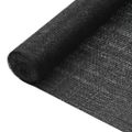 vidaXL Tieniaca sieť čierna 3,6x25 m HDPE 75 g/m²