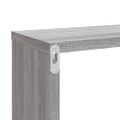 vidaXL Kockové police 2 ks sivé sonoma 80x15x26,5 cm spracované drevo
