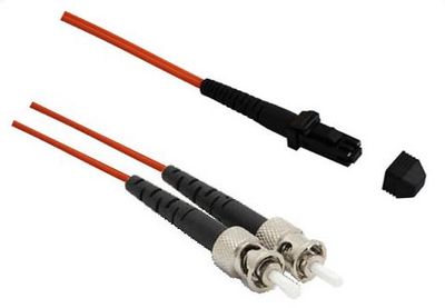 Optický patchkábel duplex MTRJ-ST 50/125 um MM, 5m, OM2