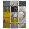 vidaXL Paraván rôznofarebný 45x17x167 cm železo