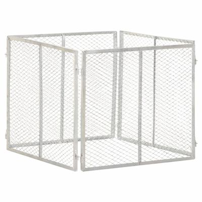 vidaXL Záhradný kompostér 85x85x70 cm pozinkované železo
