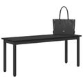 vidaXL lavička Čierny dub 110 x 35 x 45 cm Kompozitné drevo