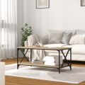 vidaXL Konferenčný stolík dub sonoma 100x50x45cm sprac. drevo a železo