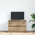 vidaXL TV skrinka Artisan Dub 80x35x54 cm Drevo