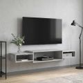 vidaXL Nástenný TV kabinet Nástenná montáž Betónovo sivá