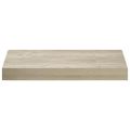 vidaXL Plávajúce nástenné police 2 ks, dubové 40x23,5x3,8 cm, MDF
