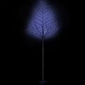 vidaXL Vianočný stromček 600 LED modré svetlo kvety čerešne 300 cm