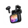 XO Bluetooth slúchadlá X50 TWS LCD čierne ANC + ENC duálny mikrofón