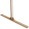 vidaXL Svadobný oblúk Svetlohnedá 225 x 95 x 226 cm Borovicový masív