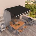 vidaXL Automaticky zaťahovacia markíza 450x350 cm antracitová