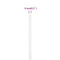 vidaXL Lodné lano biele 6 mm 100 m polypropylén