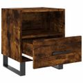vidaXL Nočné stolíky 2 ks dymový dub 40x35x47,5 cm kompozitné drevo