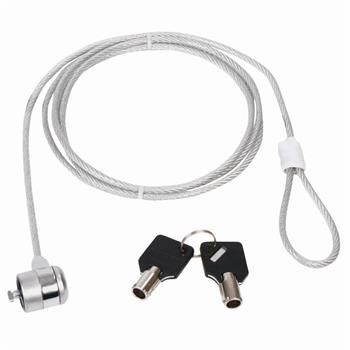 Nedis NBLKK1002ME - Zámok Notebooku | Tlačidlo | 1,8 mm | Sivá