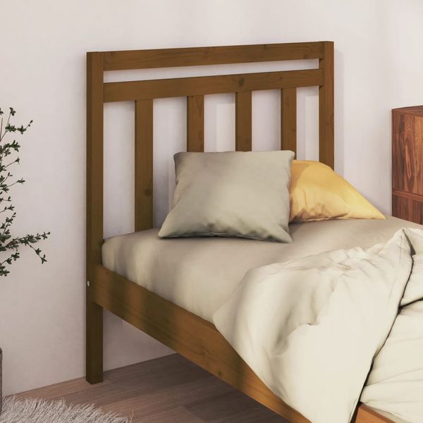 vidaXL Čelo postele medovohnedé 95x4x100 cm masívna borovica