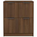 vidaXL Komoda hnedý dub 60x30x70 cm spracované drevo